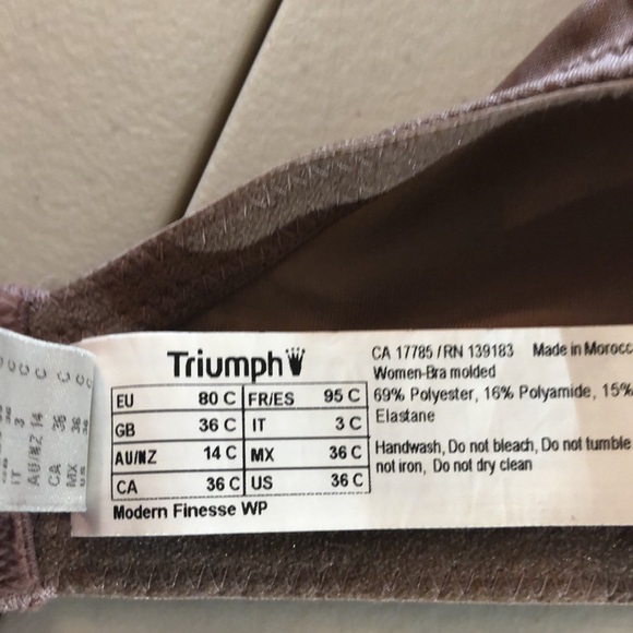 Triumph bra 36 C gently used - Picture 2 of 2